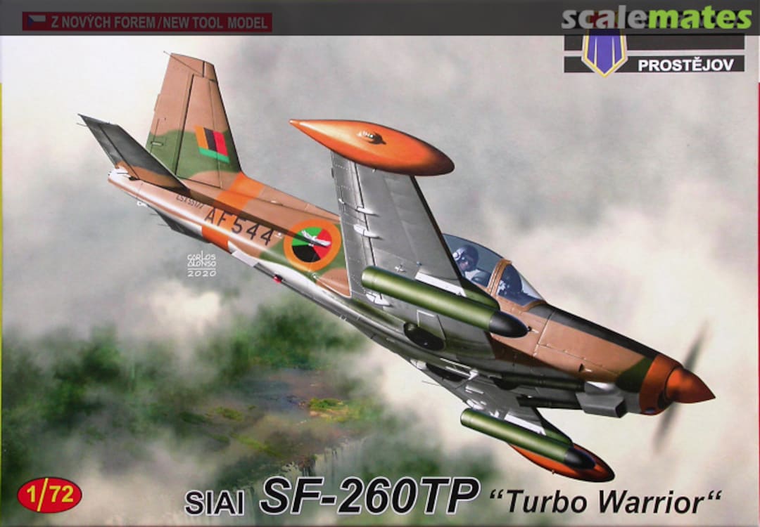 Boxart SIAI SF-260TP Marchetti "Turbo Warrior" KPM0213 Kovozávody Prostějov Boxart SIAI SF-260TP Marchetti "Turbo Warrior" KPM0213 Kovozávody Prostějov