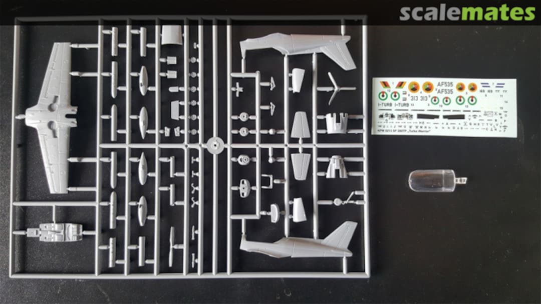 Contents SIAI SF-260TP Marchetti "Turbo Warrior" KPM0213 Kovozávody Prostějov Contents SIAI SF-260TP Marchetti "Turbo Warrior" KPM0213 Kovozávody Prostějov