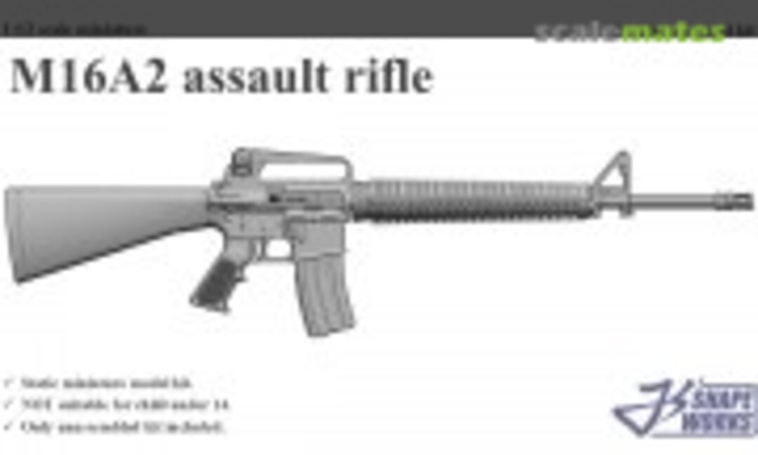 1:12 M16A2 assault rifle (Js' Shapeworks JS12A015)