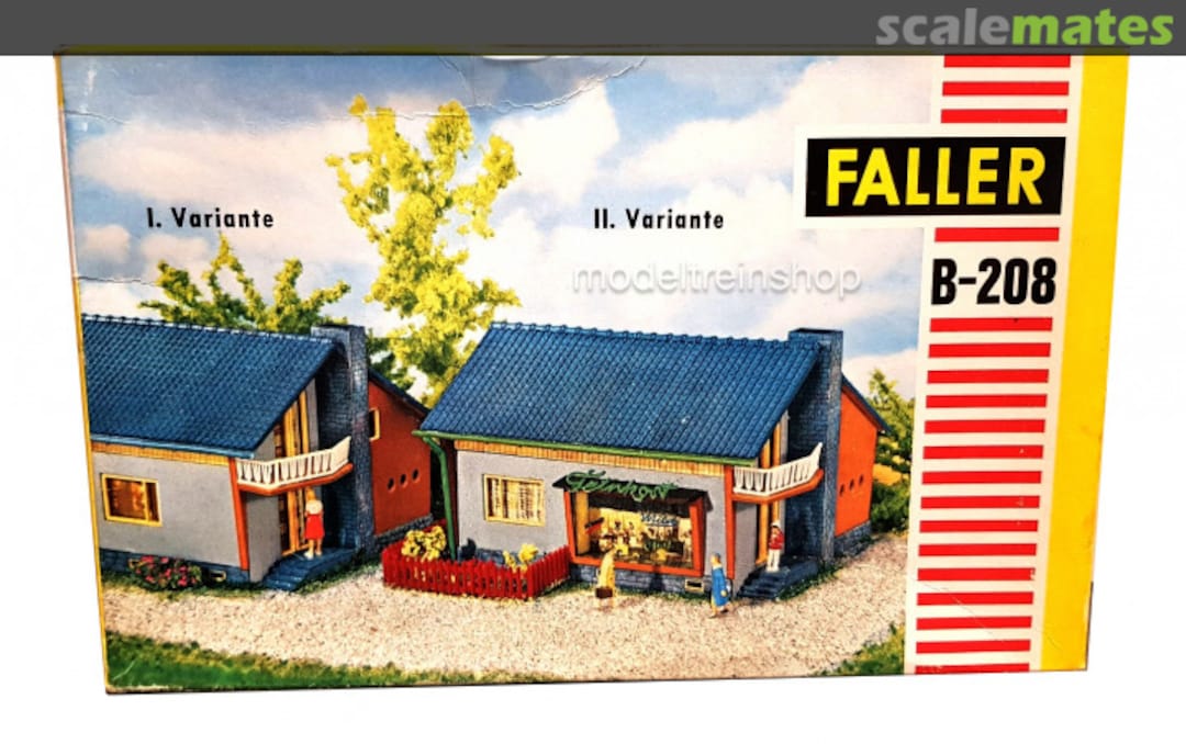 Boxart Woonhuis en winkel B-208 Faller