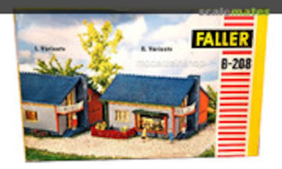 1:87 Woonhuis en winkel (Faller B-208) B-208