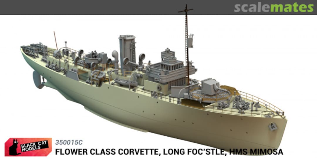 Boxart HMS Mimosa 350015C Black Cat Models Boxart HMS Mimosa 350015C Black Cat Models