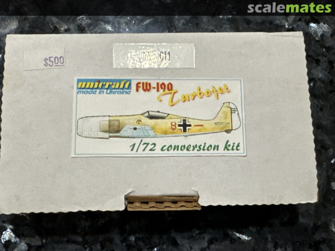 Boxart FW-190 Turbojet Conversion Kit UNC-011 Unicraft Models Boxart FW-190 Turbojet Conversion Kit UNC-011 Unicraft Models