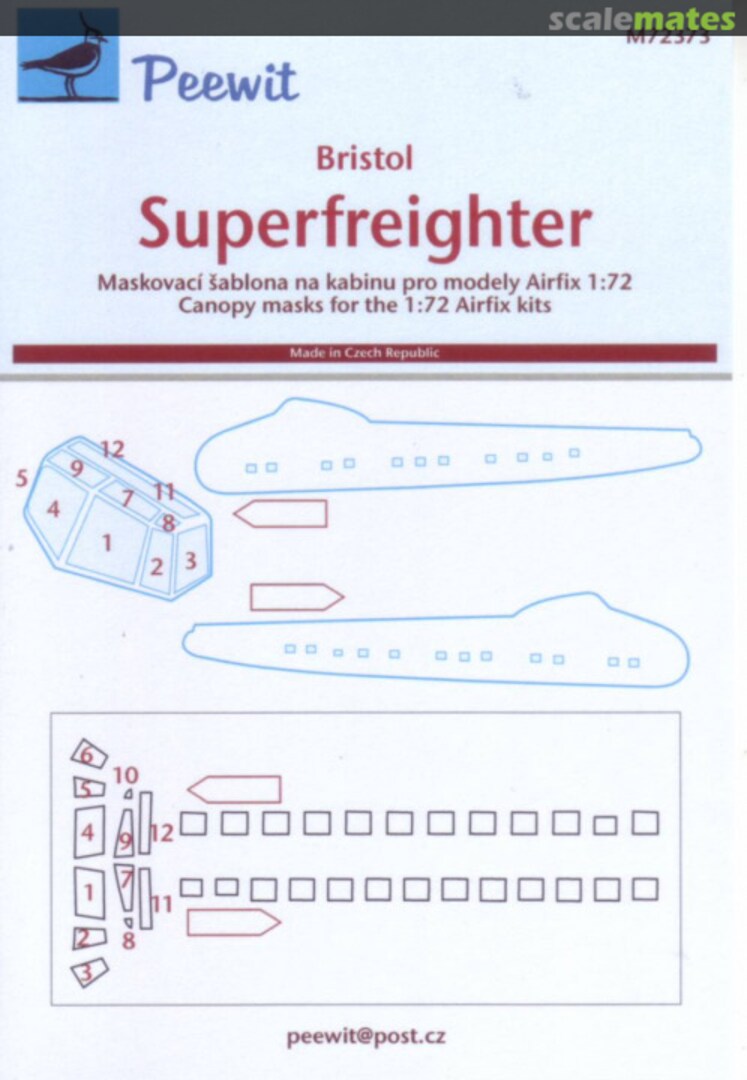 Boxart Bristol Superfreighter M72373 Peewit Boxart Bristol Superfreighter M72373 Peewit