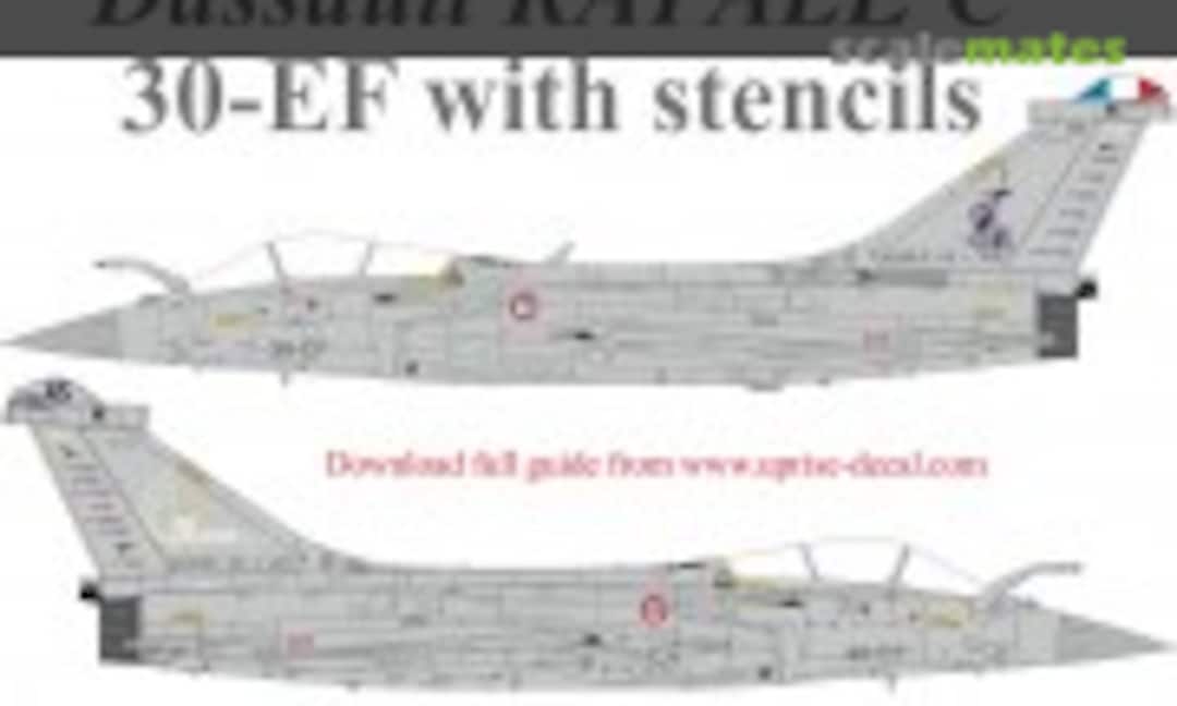 1:32 Dassault Rafale C 30-EF with stencils (UpRise Decal UR32314) UR32314