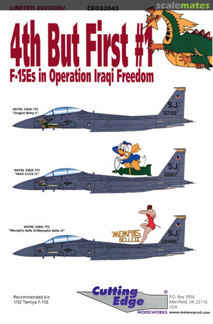 Boxart 4th But First #1 CED32043 Cutting Edge Modelworks Boxart 4th But First #1 CED32043 Cutting Edge Modelworks