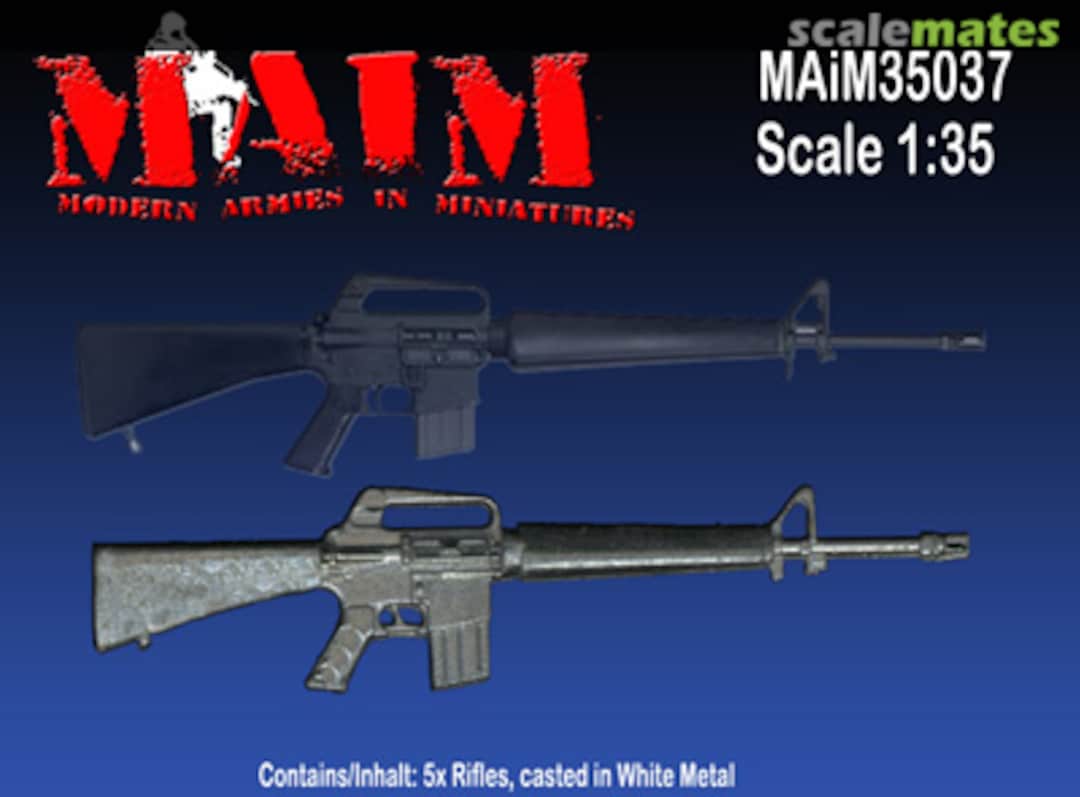 Boxart M16A1 Assault Rifle (5pcs) MAIM35037 MAiM Boxart M16A1 Assault Rifle (5pcs) MAIM35037 MAiM