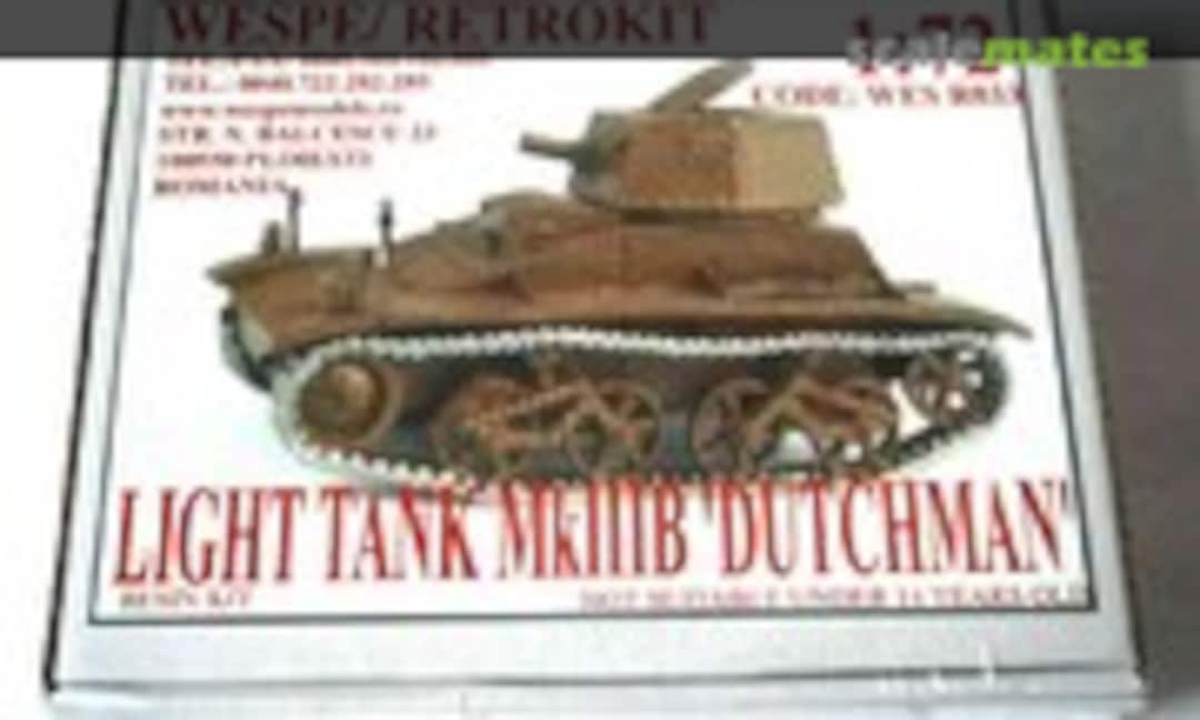 Light Tank Mk IIIB Dutchman (Wespe Models WES R033)