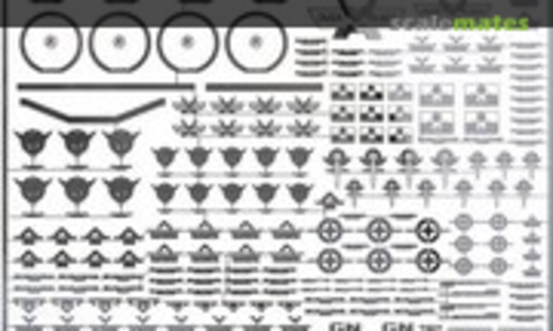 1:100 Metal Stickers for MG GN-X Gundam (Easy Decal 3696) 3696
