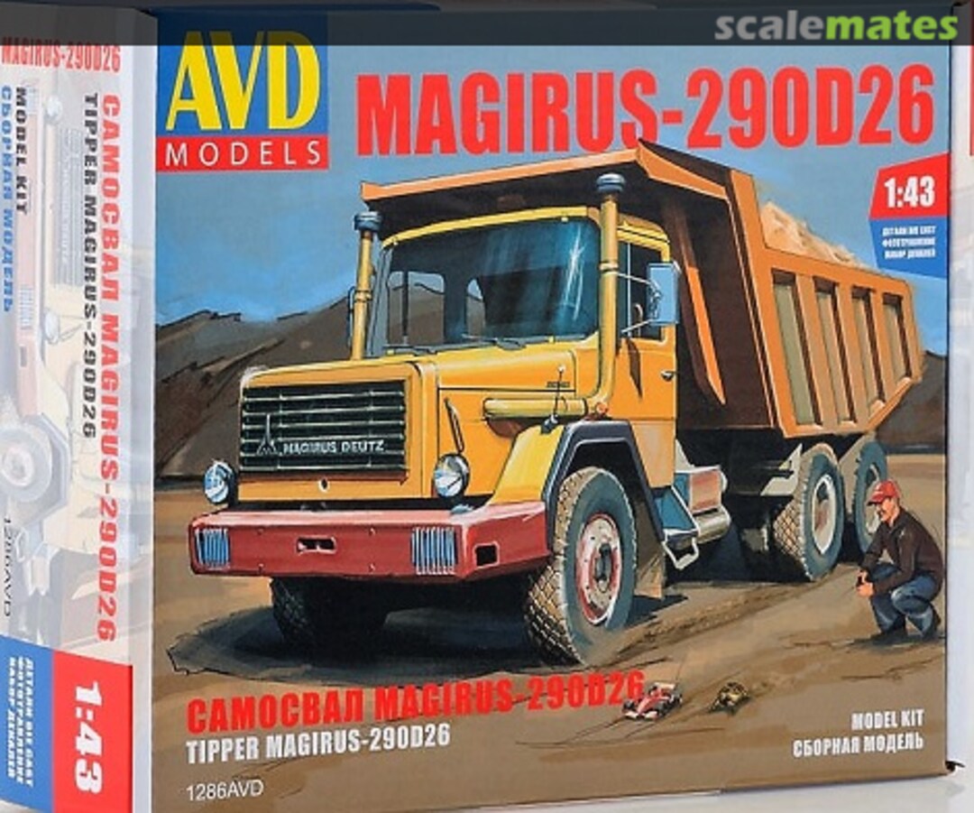 Boxart Magirus 290D 26 1286 AVD Models