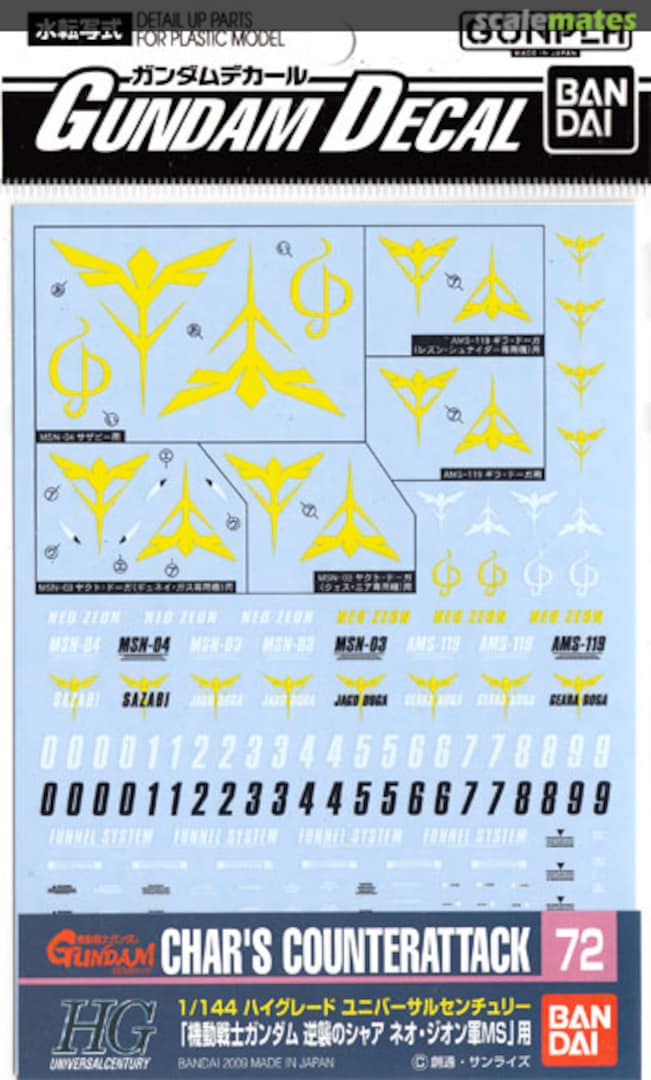 Boxart Char's Counterattack (Neo Zeon) 2076870 Bandai Boxart Char's Counterattack (Neo Zeon) 2076870 Bandai