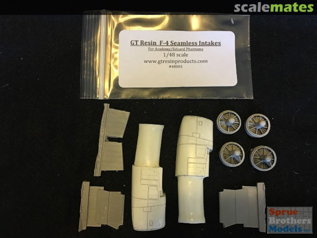 Boxart F-4 Phantom II Seamless Intakes (ACA/EDU kit) 48003 GT Resin Boxart F-4 Phantom II Seamless Intakes (ACA/EDU kit) 48003 GT Resin