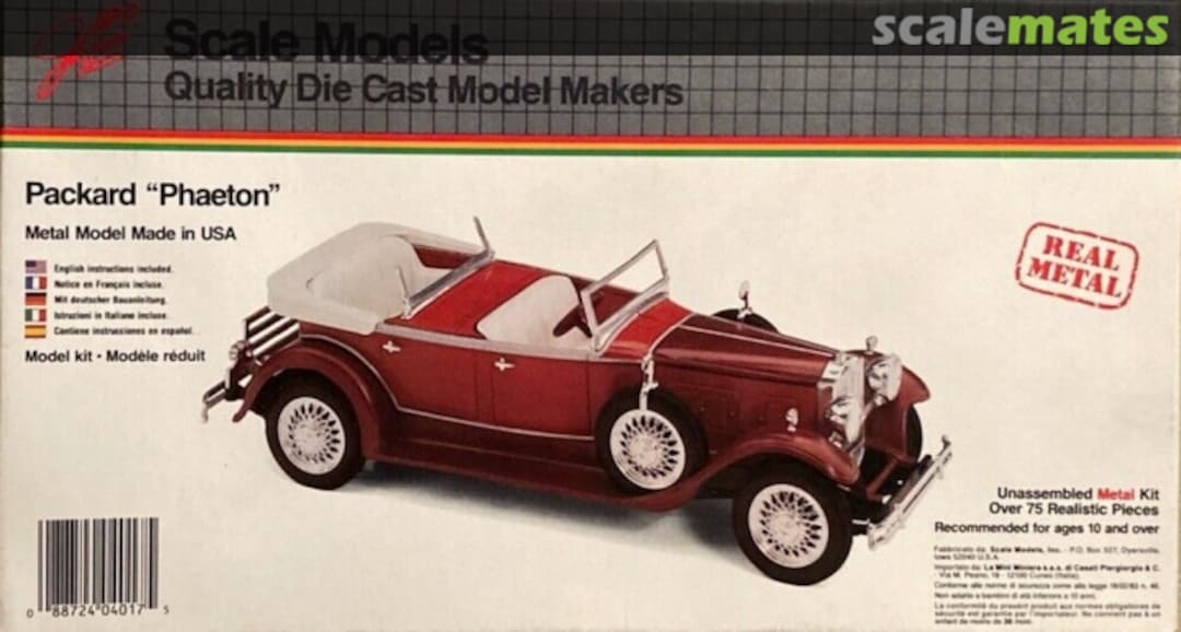 Boxart Packard "Phaeton" 4017 JLE Scale Models Boxart Packard "Phaeton" 4017 JLE Scale Models