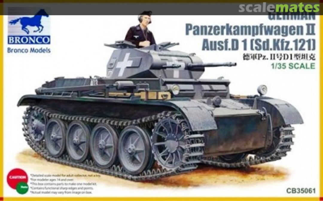 Boxart Panzerkampfwagen II Ausf. D1 CB35061 Bronco Boxart Panzerkampfwagen II Ausf. D1 CB35061 Bronco