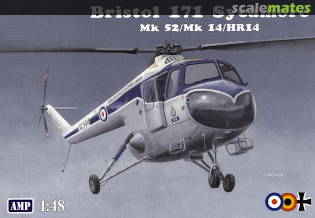 Boxart Bristol 171 Sycamore Mk 52/Mk 14/HR14 48010 AMP Boxart Bristol 171 Sycamore Mk 52/Mk 14/HR14 48010 AMP