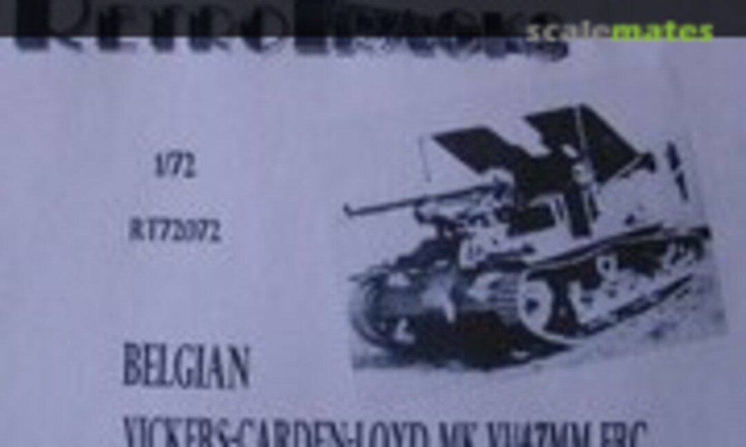 1:72 Belgian Vickers-Carden-Loyd Mk.VI/47mm FRC (RetroTracks RT72072)