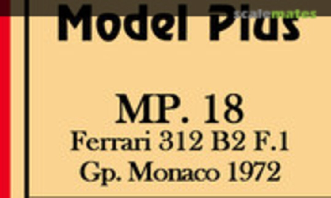 1:43 Ferrari 312 B2 (MG Model Plus MP.18)