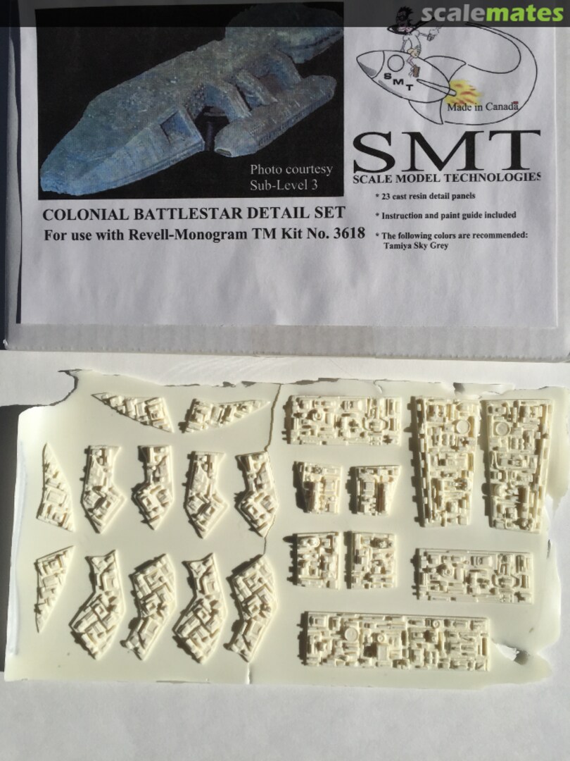 Boxart Colonial Battlestar Detail Set Scale Model Technologies Boxart Colonial Battlestar Detail Set Scale Model Technologies
