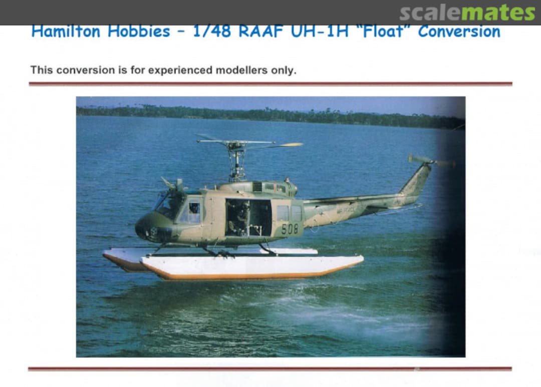 Boxart RAAF/Army UH-1H “Float” Conversion - LIMITED EDITION Hamilton Hobbies Boxart RAAF/Army UH-1H “Float” Conversion - LIMITED EDITION Hamilton Hobbies
