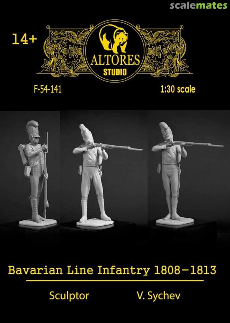 Boxart Bavarian Line Infantry 1808-1813 F-54-141 Altores Studio Boxart Bavarian Line Infantry 1808-1813 F-54-141 Altores Studio