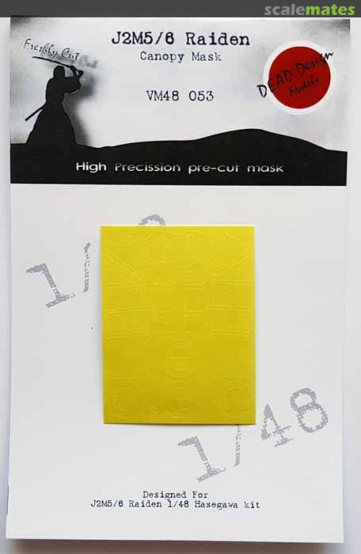 Boxart Mitsubishi J2M5/6 Raiden Canopy Mask VM48053 DEAD Design Models Boxart Mitsubishi J2M5/6 Raiden Canopy Mask VM48053 DEAD Design Models