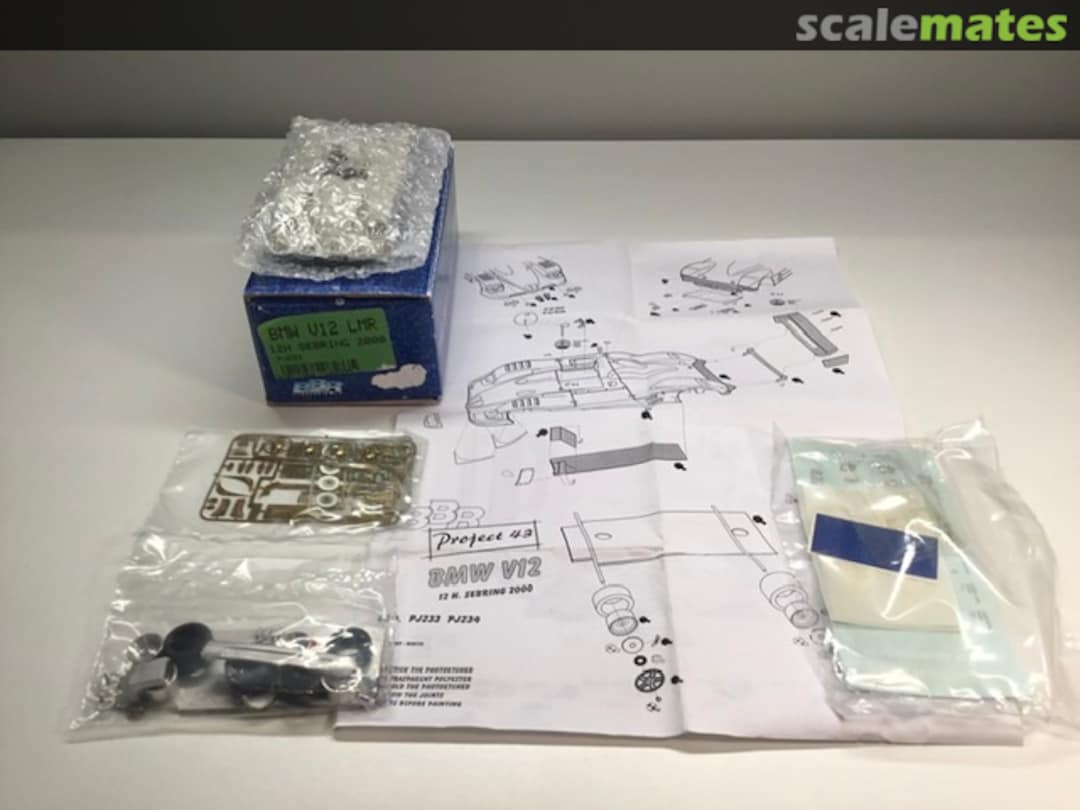 Boxart BMW V12 LRM #002/99 PJ233 Project 43 Boxart BMW V12 LRM #002/99 PJ233 Project 43