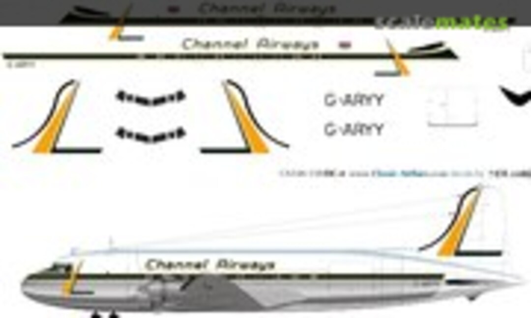 1:144 Channel Airways DC4 (Classic Airlines CA144-531) CA144-531