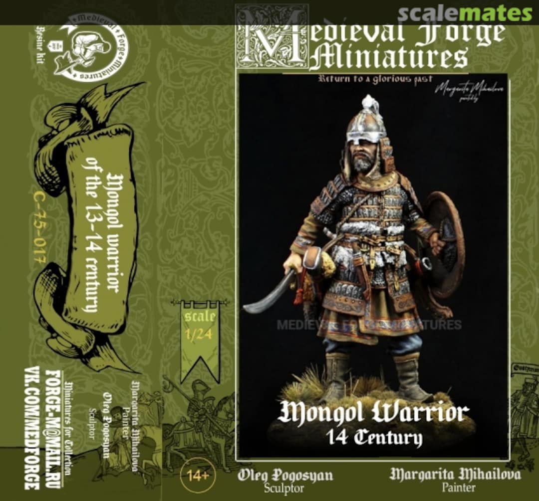 Boxart Mongol Warrior - C-75-017 Medieval Forge Miniatures Boxart Mongol Warrior - C-75-017 Medieval Forge Miniatures