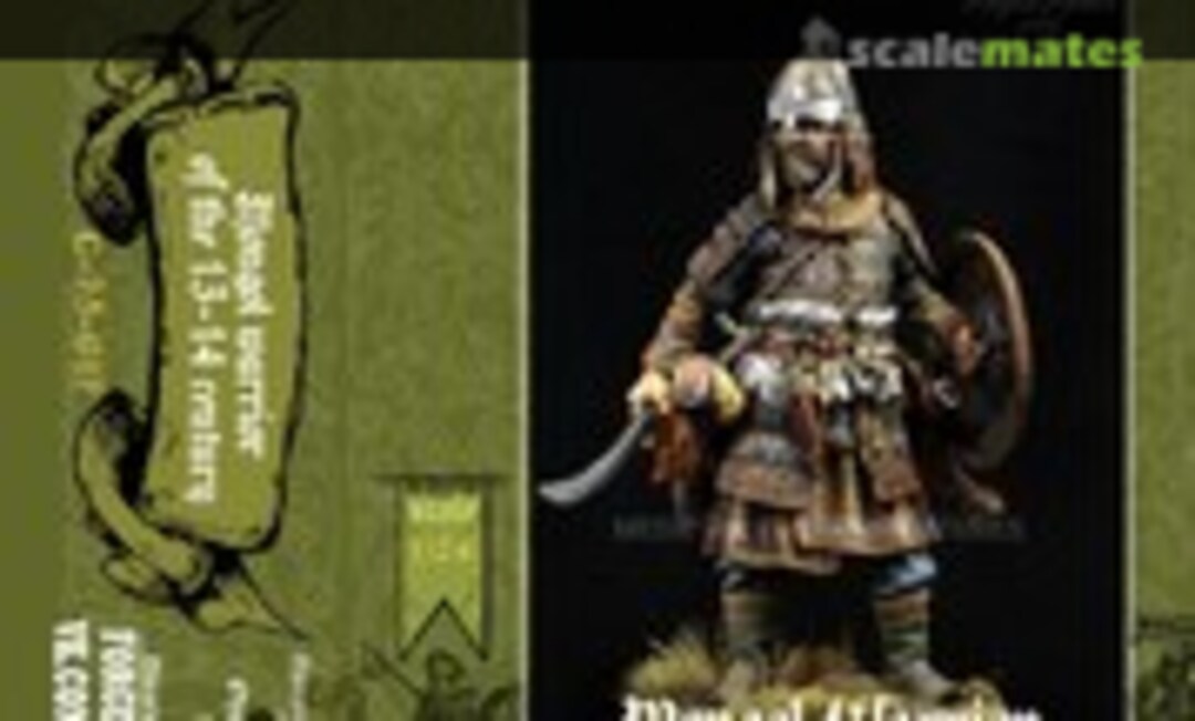 75mm Mongol Warrior - (Medieval Forge Miniatures C-75-017) C-75-017