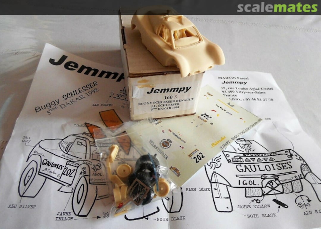 Boxart Buggy Schlesser-Renault "GAULOISES" 160 Jemmpy Boxart Buggy Schlesser-Renault "GAULOISES" 160 Jemmpy