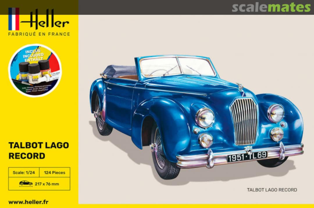 Boxart Talbot Lago Record 56711 Heller Boxart Talbot Lago Record 56711 Heller