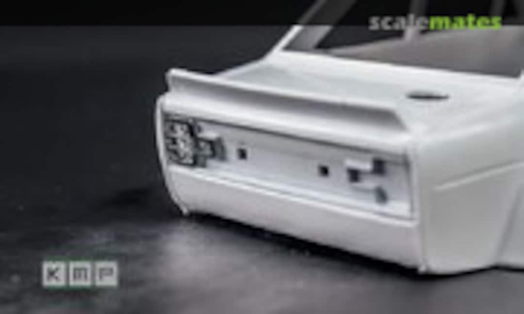 1:24 Fiat 131 Abarth Rear Plate detail-up (KMP TK24196) TK24196