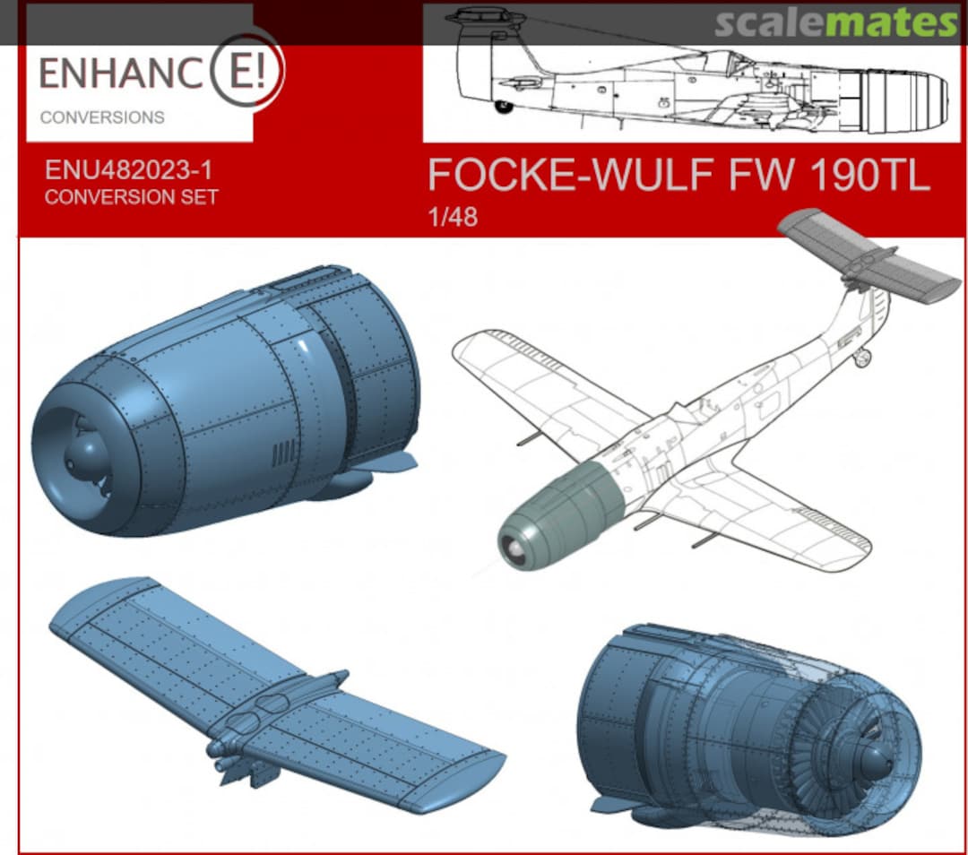 Boxart Focke-Wulf FW 190TL (conversion set) ENU482023-1 Enhance! Models