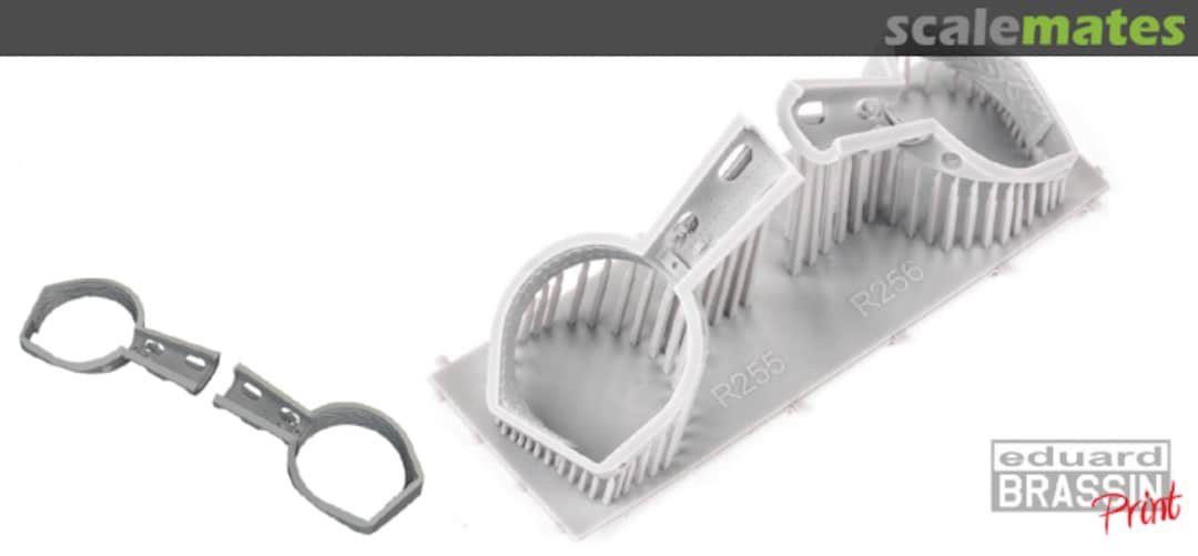 Boxart Bf 109F wheel bays angular 648881 Eduard Boxart Bf 109F wheel bays angular 648881 Eduard