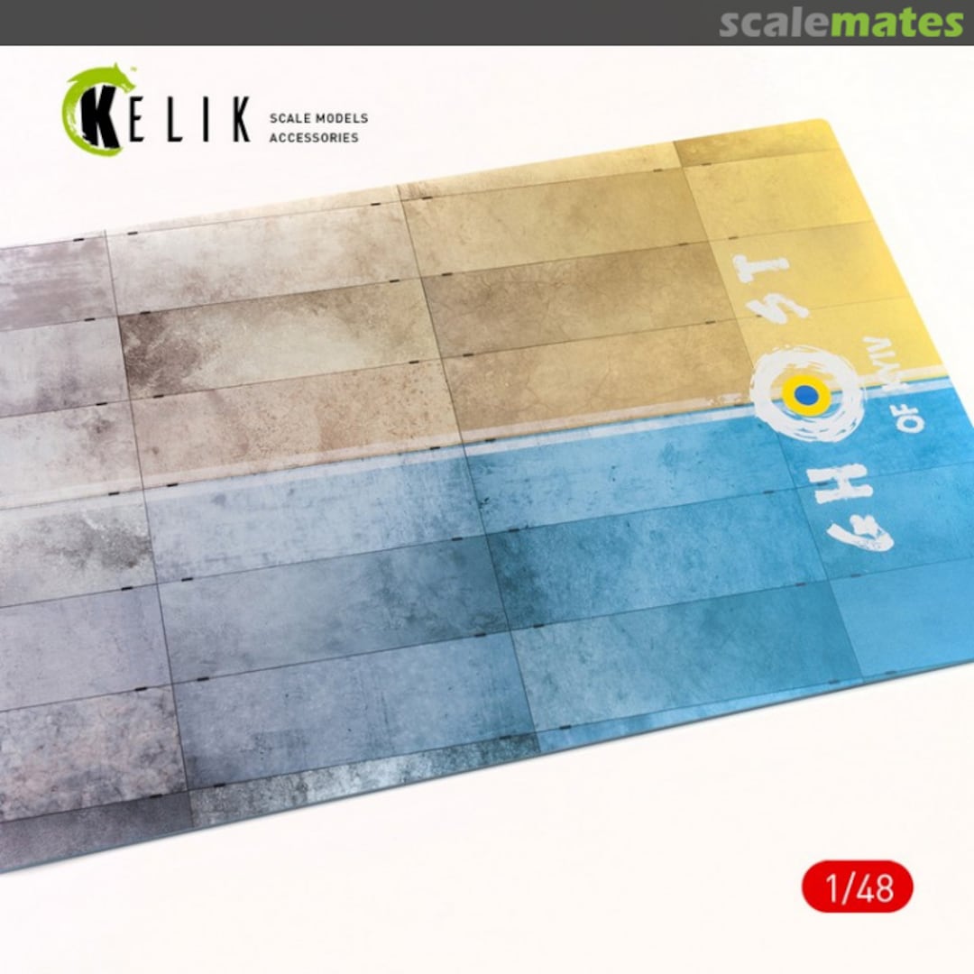 Boxart Concrete Plates - Ghost Of Kyiv Base KS48003 Kelik Boxart Concrete Plates - Ghost Of Kyiv Base KS48003 Kelik
