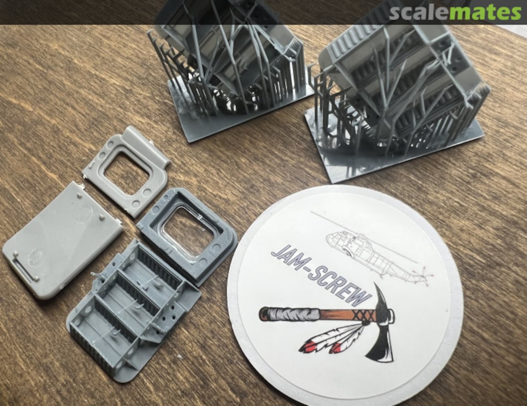 Boxart Sea King forward door upgrade, Open position 48-145 JAM-SCREW Boxart Sea King forward door upgrade, Open position 48-145 JAM-SCREW