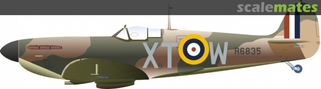 Boxart Spitfire Mk.I Moorland Scale Model Decals Boxart Spitfire Mk.I Moorland Scale Model Decals