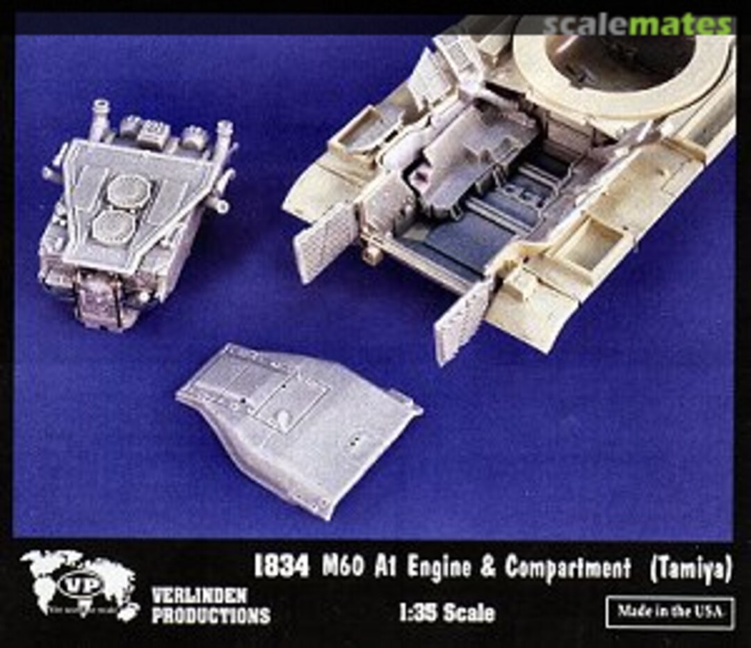 Boxart M60A1 Engine & Compartment 1834 Verlinden Productions Boxart M60A1 Engine & Compartment 1834 Verlinden Productions