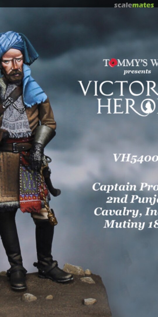 Boxart Captain Probyn, 2nd Punjab Cavalry, Indian Mutiny 1857 TWVH54001 Tommy's War