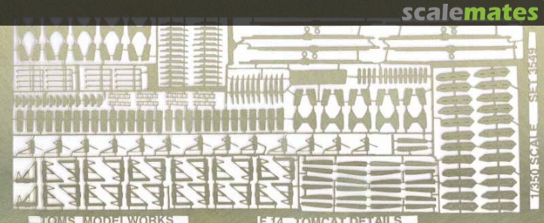 Boxart Detailing set for 12 of Trumpeter F-14 Tomcat Aircraft 3549 Tom's Modelworks Boxart Detailing set for 12 of Trumpeter F-14 Tomcat Aircraft 3549 Tom's Modelworks