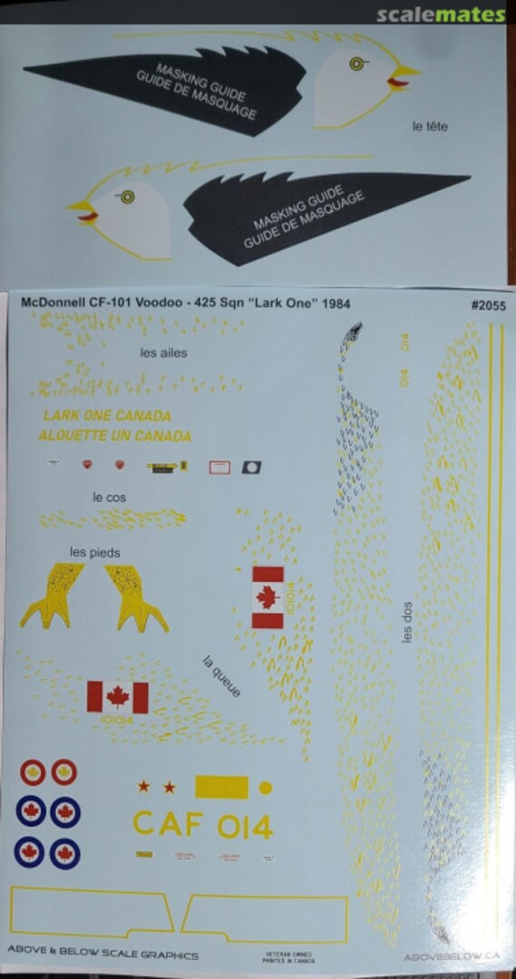 Contents McDonnell CF-101 Voodoo 2055 Above & Below Graphics Contents McDonnell CF-101 Voodoo 2055 Above & Below Graphics