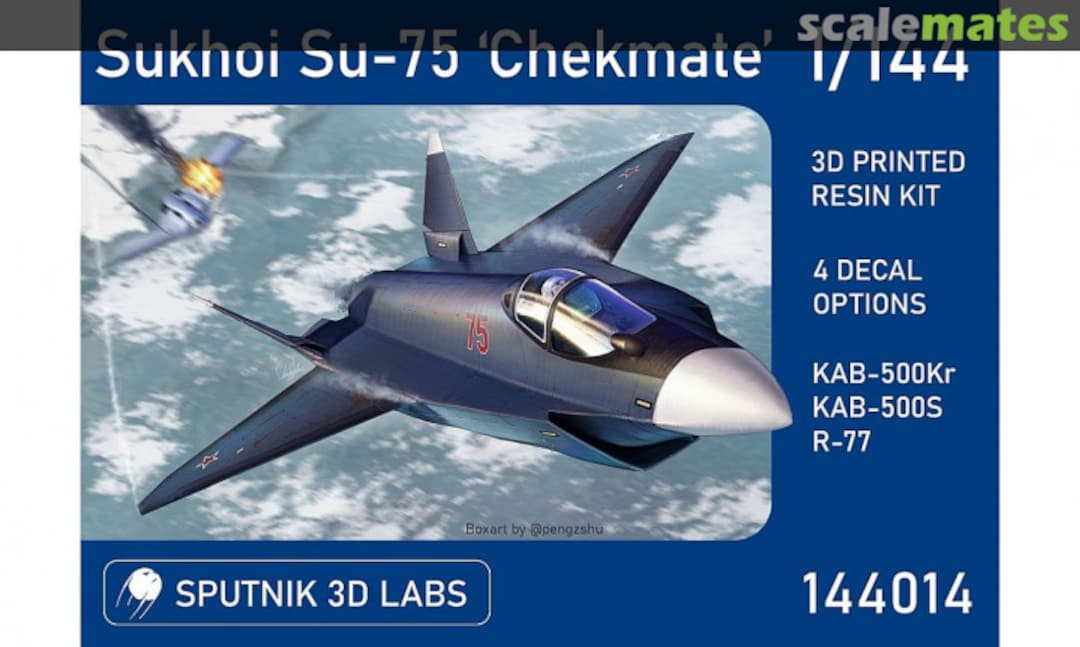 Boxart Sukhoi Su-75 Checkmate 144014 Sputnik 3D Labs Boxart Sukhoi Su-75 Checkmate 144014 Sputnik 3D Labs