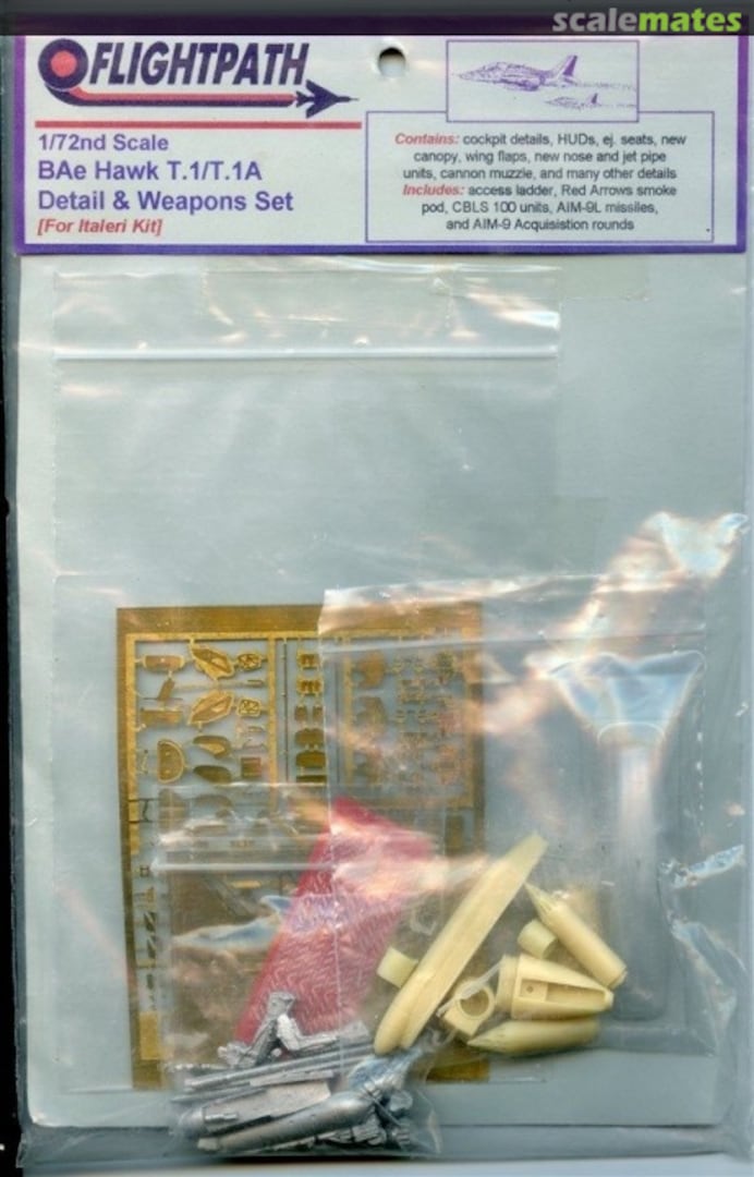 Boxart BAe Hawk T.1/T.1A Detail & Weapons Set FP-72-056 Flightpath Boxart BAe Hawk T.1/T.1A Detail & Weapons Set FP-72-056 Flightpath