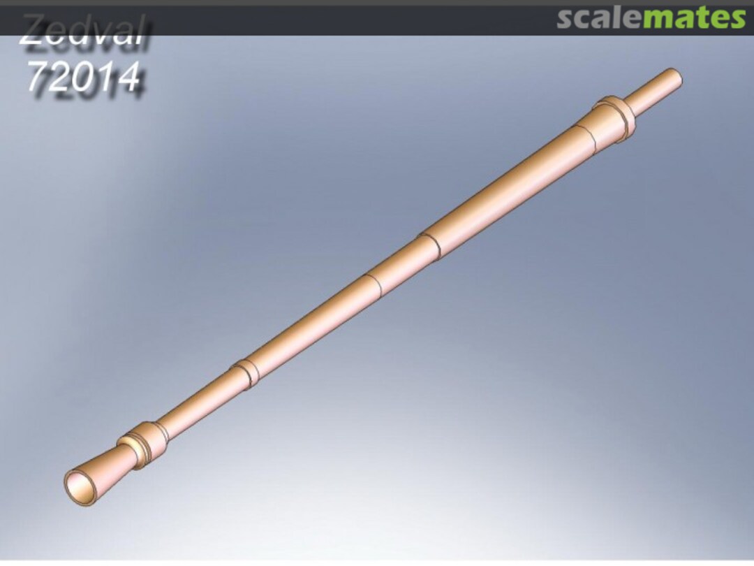 Boxart 12.7 mm Machine Gun Barrel NSVT "Utes" 72014 Zedval Boxart 12.7 mm Machine Gun Barrel NSVT "Utes" 72014 Zedval