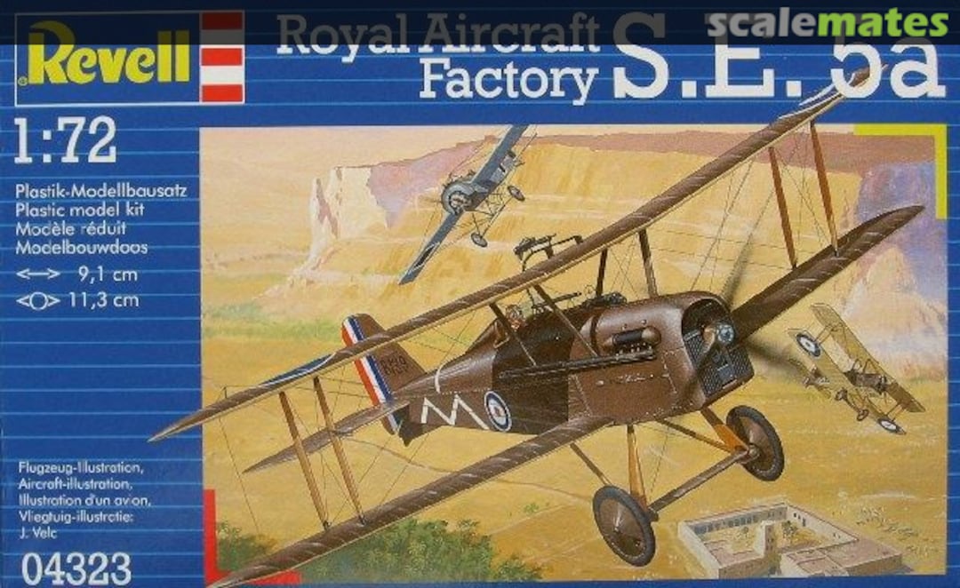 Boxart Royal Aircraft Factory S.E.5a 04323 Revell Boxart Royal Aircraft Factory S.E.5a 04323 Revell