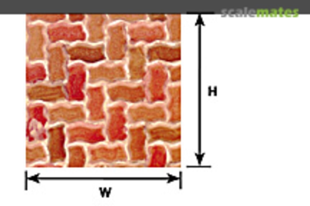 Boxart Patio Stone & Interlocking Paving Patterned Sheet (175 x 300 x 0.5mm) 91672 Plastruct Boxart Patio Stone & Interlocking Paving Patterned Sheet (175 x 300 x 0.5mm) 91672 Plastruct