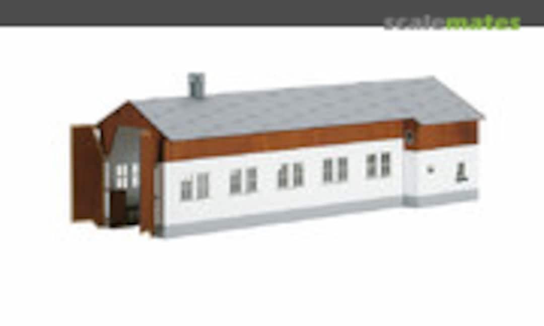 Frasdorf single-Stall locomotive Shed kit with Engineer's Residence (Märklin 56179)