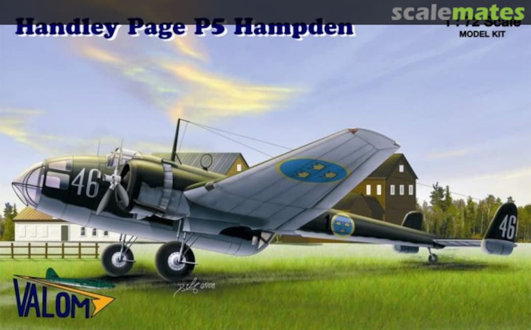 Boxart Handley Page P5 Hampden 72045 Valom Boxart Handley Page P5 Hampden 72045 Valom