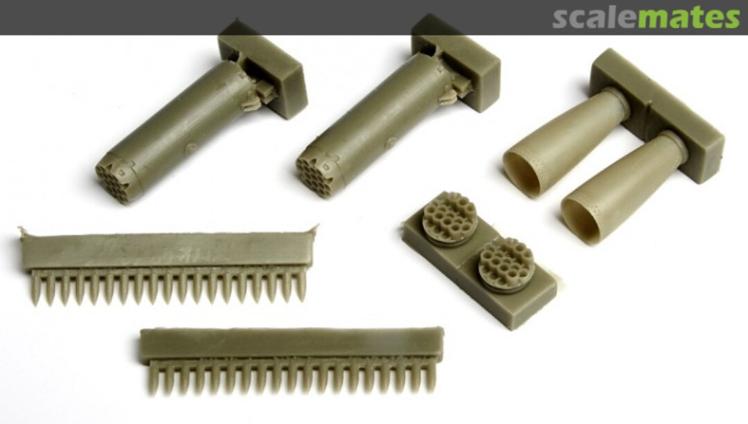 Boxart Rocket Pod m/57 without Front Cover for J32B Lansen & J35 Draken (2pcs) MMK4913 Maestro Models Boxart Rocket Pod m/57 without Front Cover for J32B Lansen & J35 Draken (2pcs) MMK4913 Maestro Models