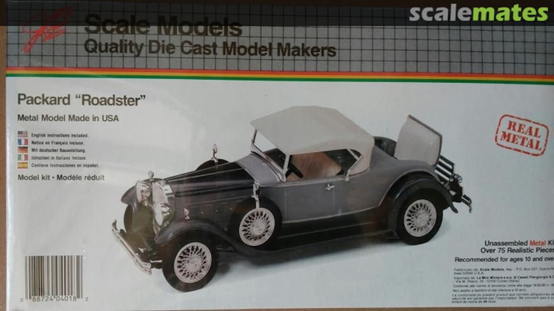 Boxart Packard "Roadster" 4018 JLE Scale Models